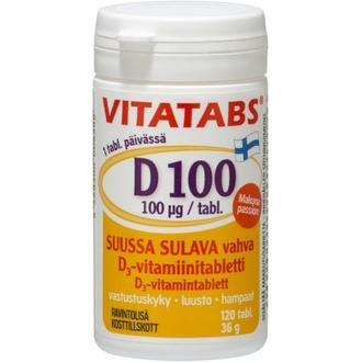 Vitatabs D 100 passion D3-vitamiinitabletti 120 tabl