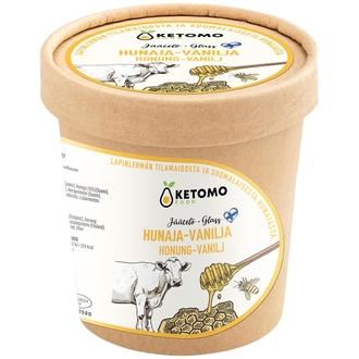 Ketomo Food Hunaja-vaniljajäätelö 473ml