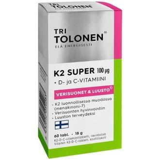 Tri Tolonen K2-Vitamiini 100Μg Super 60Tabl