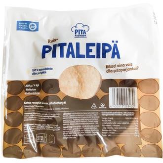 Pita Factory Rukiinen pitaleipä 320g - 4 kpl