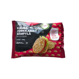 Vuohelan gluteeniton Kaura-porkkanasämpylä 4kpl/280g pakaste