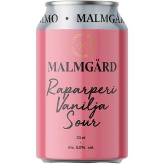 Malmgård Raparperi Vanilja 5,0% olut 0,33l tölkki