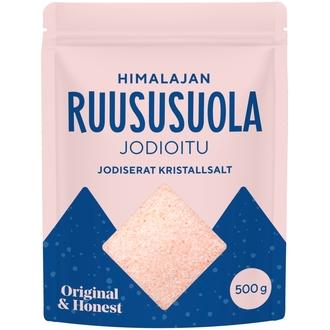 Original & Honest himalajan ruususuola hieno, jodioitu 500g