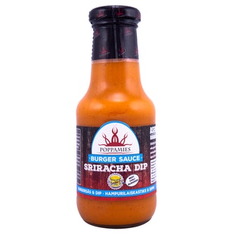 Poppamies Sriracha Dip hampurilaiskastike & dippi 320g