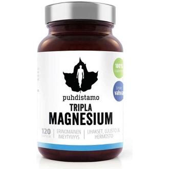 Puhdistamo 78g Tripla Magnesium lisäravinne 120kaps