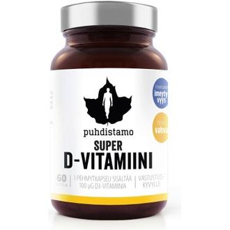 Puhdistamo D-Vitamiinikapseli 100Mq 60 Kaps