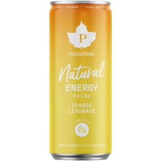 Puhdistamo Natural Energy Drink Orange Lemonade 330 ml