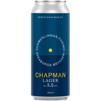 Suomenlinnan Panimo 50cl Chapman Lager 5% tölkki olut