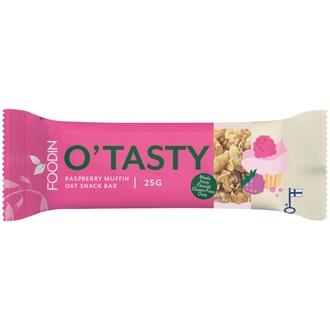 Foodin O`Tasty Vadelma-Kaurapatukka 25g