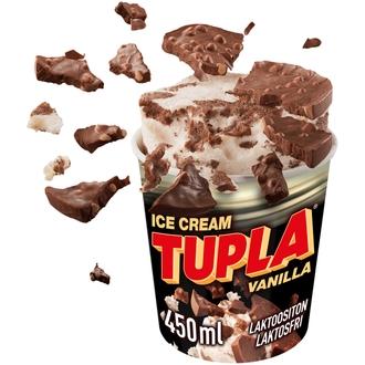 Tupla Laktoositon Vanilla jäätelö 450ml/305g