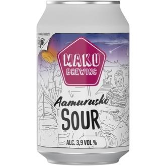 Maku Brewing 3,9% Aamurusko Sour 0,33l olut tlk