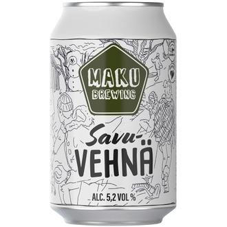 Maku Brewing 5,2% 0.33L Savuvehnä Olut Tlk