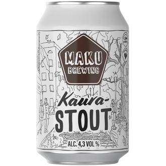 Maku Brewing 4,3% 0.33L Oatmeal Stout Olut Tlk