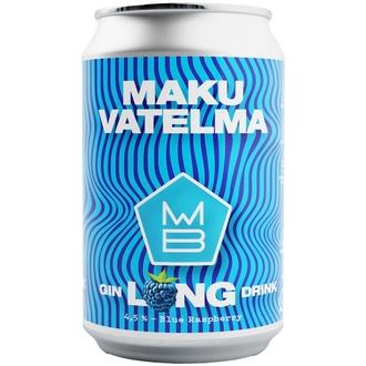 Maku Brewing blue raspberry gin long drink 4,5% 0,33l tlk