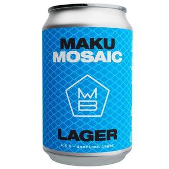 Maku Brewing Mosaic lager 4,5% 0,33l tölkki
