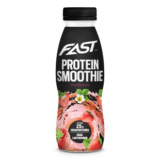 Fast Natural Protein Smoothie 330ml mansikka