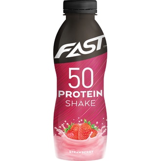 Fast protein 500ml shake mansikka