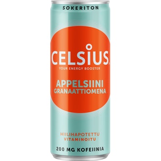 Celsius appels-granaattiomena 0,355l