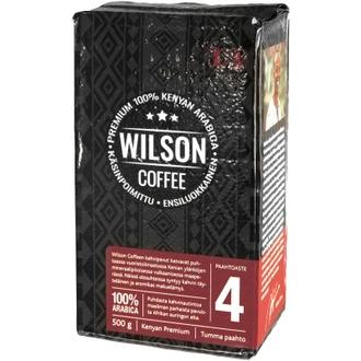 Wilson Coffee 500g SJ100% Kenian arabica Tumma paahto