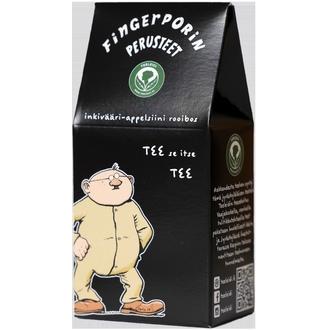 Teeleidin Fingerporin perusteet; Heimo Vesan TEE se itse TEE rooibos inkiväärillä ja appelsiinilla 60g