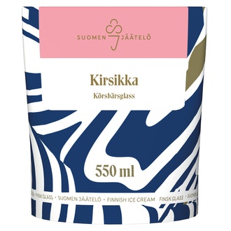 Suomen jäätelö kirsikkajäätelö 550ml