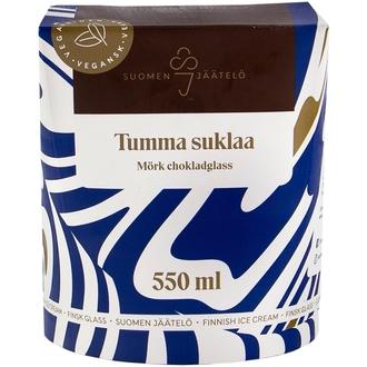 Suomen Jäätelö Tummasuklaajäätelö 550Ml