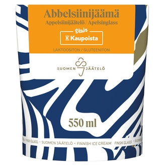 Suomen jäätelön Abbelsiinijäämä 550ml
