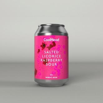 CoolHead Brew Salted Licorice Raspberry Sour 5% 0,33l tlk