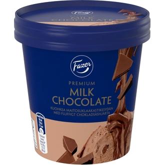 Fazer Premium Milk Chocolate kermajäätelö kuohkealla suklaasydämellä 280g/425ml