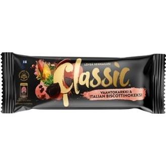Classic Vaahtokarkki & Italian Biscottinokeksi kermajäätelöpuikko 67g/90ml