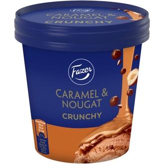 Fazer Caramel & Nougat Crunchy kermajäätelö 280g/425ml