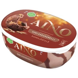 Aino Suklaakaramelli vegaaninen kaurajäätelö 508g/850ml