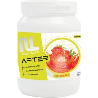 Leader No Limits After 600g Strawberry Proteiini-hiilihydrattijuomajauhe