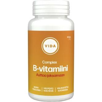 Vida B-Vitamiinivalmiste B12-Vitamiini 1 Mg Vadelmanmakuinen Imeskeltävä 90 Tablettia/40 G