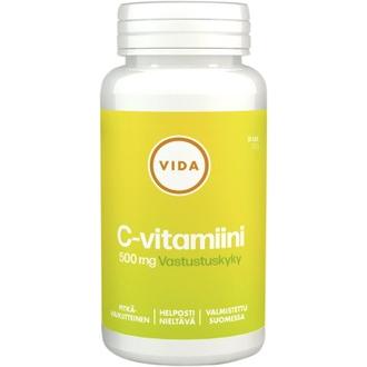 Vida C-Vitamiinivalmiste C-Vitamiini 500 Mg Pitkävaikutteinen 90 Tablettia / 82 G