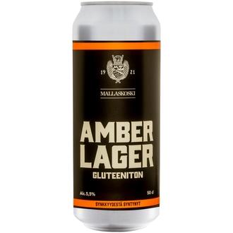 Mallaskoski Amber Lager Gluteeniton 5,5% 50cl
