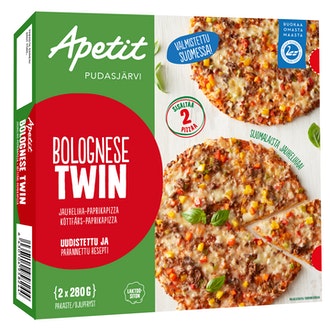 Apetit Pizza Bolognese Twin 2x280g pa