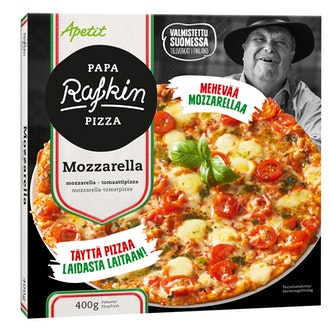 APETIT Papa Rafkin pizza mozzarella 400g pakaste