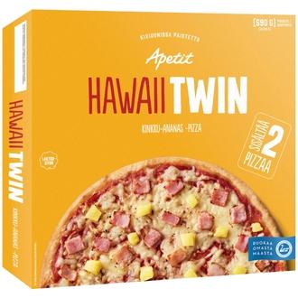 Apetit Hawaii Twin kinkku-ananaspizza pakaste 2x295g