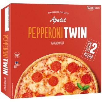 Apetit Pepperoni Twin pizza pakaste 2x285g