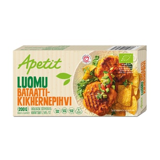 Apetit ekologinen bataatti-kikhernepihvi 200g pakaste