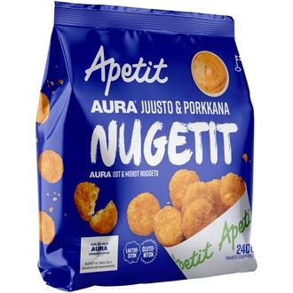 Apetit Aura juusto & Porkkana nugetit pakaste 240g