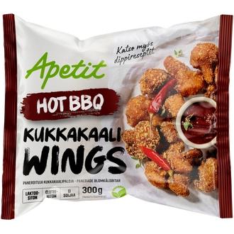 Apetit Kukkakaaliwings Hot BBQ kypsä pakaste 300g