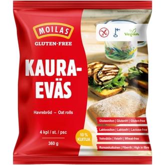 Moilas Gluten-Free Kauraeväs 4Kpl/360G Pakaste