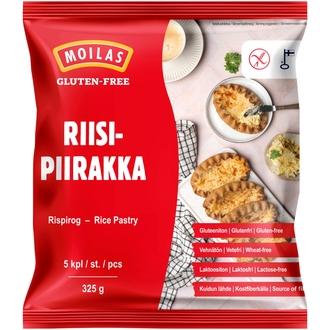 Moilas Gluten-Free riisipiirakka 5kpl 325g kypsä pakaste
