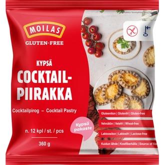 Moilas Gluten-Free Cocktailpiirakka n. 12kpl/360g kypsä pakaste