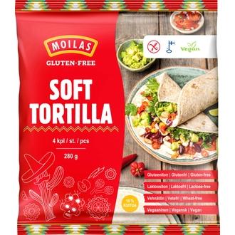 Moilas Gluten-Free Tortilla 4kpl/280g kypsä pakaste