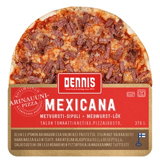 Dennis mexicanapizza 370g