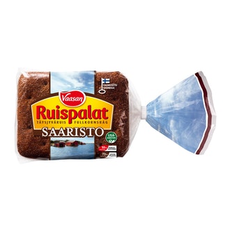 Vaasan Ruispalat Saaristo 360 g 6 kpl täysjyväruisleipä