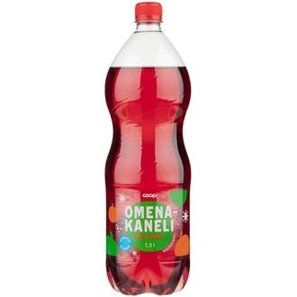 Coop omena-kaneli virvoitusjuoma sokeriton 1,5l